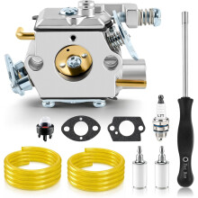 309376002 Carburetor w/Tune up Kit for Ryobi RY3714 RY3716 Gas Chainsaw Carb + Gasket +Fuel Filter + Fuel Line Hose + Spark Plug