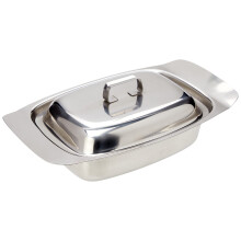 Zodiac 11828 Butter Dish Steel Lid, 115x 185mm