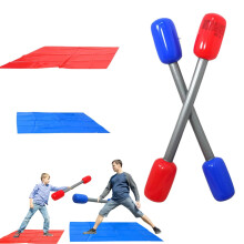 2Pcs Gladiators Pugil Sticks, Inflatable Gladiator Game Set, Pugil Sticks Gladiators 143cm, Gladiator Battle Duel Set, Heavy Duty Outdoor Battle Game