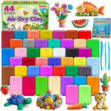 Air Dry Clay 44 Colors Modeling Clay for Kids DIY Molding Magic Clay