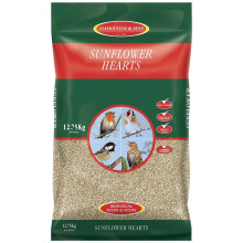 Johnston & Jeff Sunflower Hearts for Wild Birds - 12.75kg, Clear