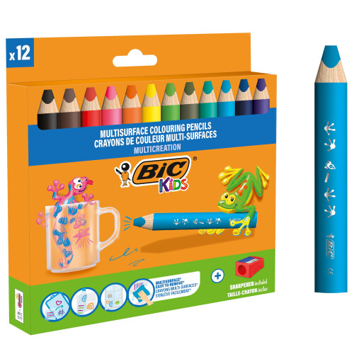 BIC BIC Kids Multisurface Pencils 12pk
