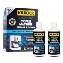Kilrock Service-Pro Coffee Machine Descaler & Cleaner, 2 Descaling Doses (150ml Each), Coffee Machine Maintenance Solution, Remove