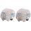Ted Smith Ceramic Caravan Salt and Pepper Shaker Set 1