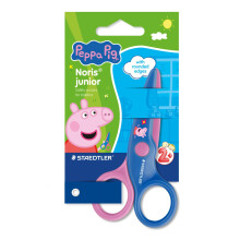 STAEDTLER Peppa Pig x Noris Junior Toddler Safety Scissors - for Kids Aged 2+ Years Arts & Crafts Activities, 965 40BKL1