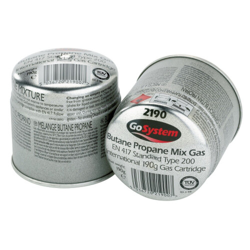 GO GAS PIERCEABLE CARTRIDGE 190G