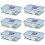 6 X Lock & Lock Food Storage 550ml Rectangular Box HPL815 1