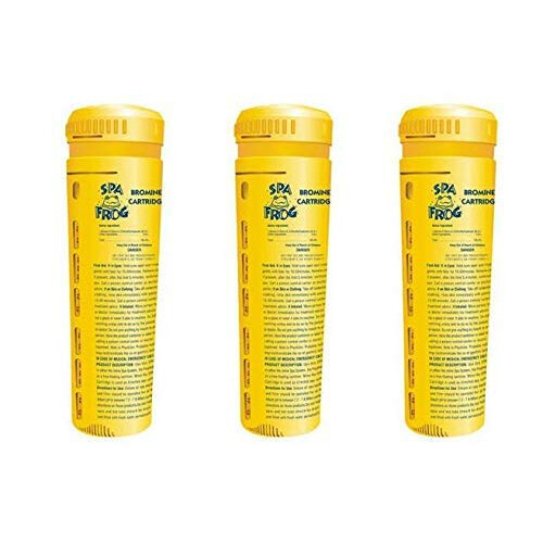 New 3 Pack SPA FROG Swimming Pool Floating System Bromine Replacement Cartridge by KingTech