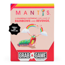 Exploding Kittens - Mantis Grab & Game Pocket-Sized Party Game with Vibrant Art & Addictive Gameplay for 2-4 Players Ages 7+ - Ideal Travel Game for