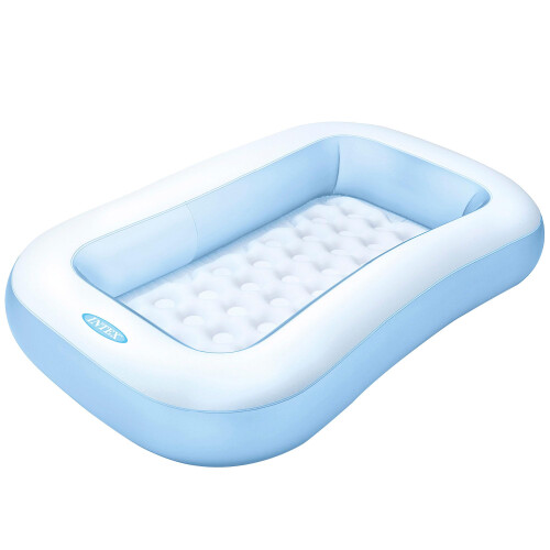 Intex Rectangular Baby Pool with Soft Inflatable Floor