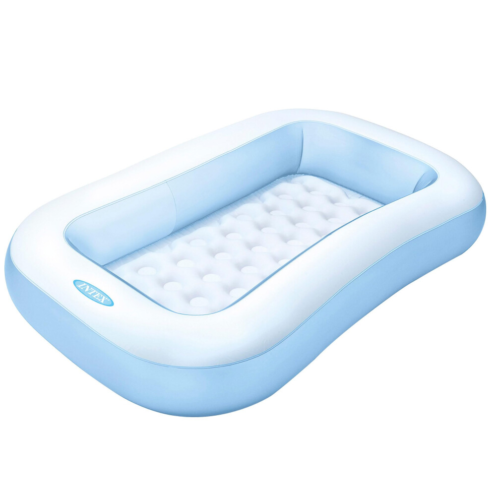 Intex Rectangular Baby Pool With Soft Inflatable Floor