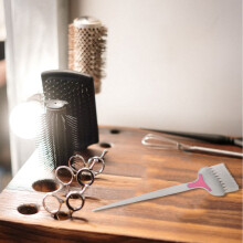 Hair Dye Applicator Brush White For Styling And Coloring 5pcs