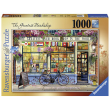 Ravensburger The Greatest Bookshop 1000 Piece Jigsaw Puzzle for Adults and for Kids Age 12 and Up