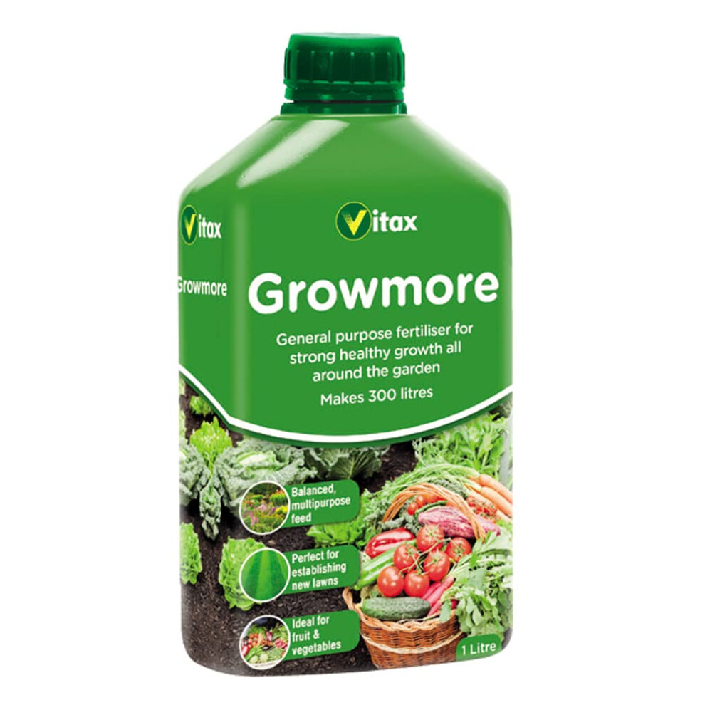 Vitax Growmore Liquid 1 Litre