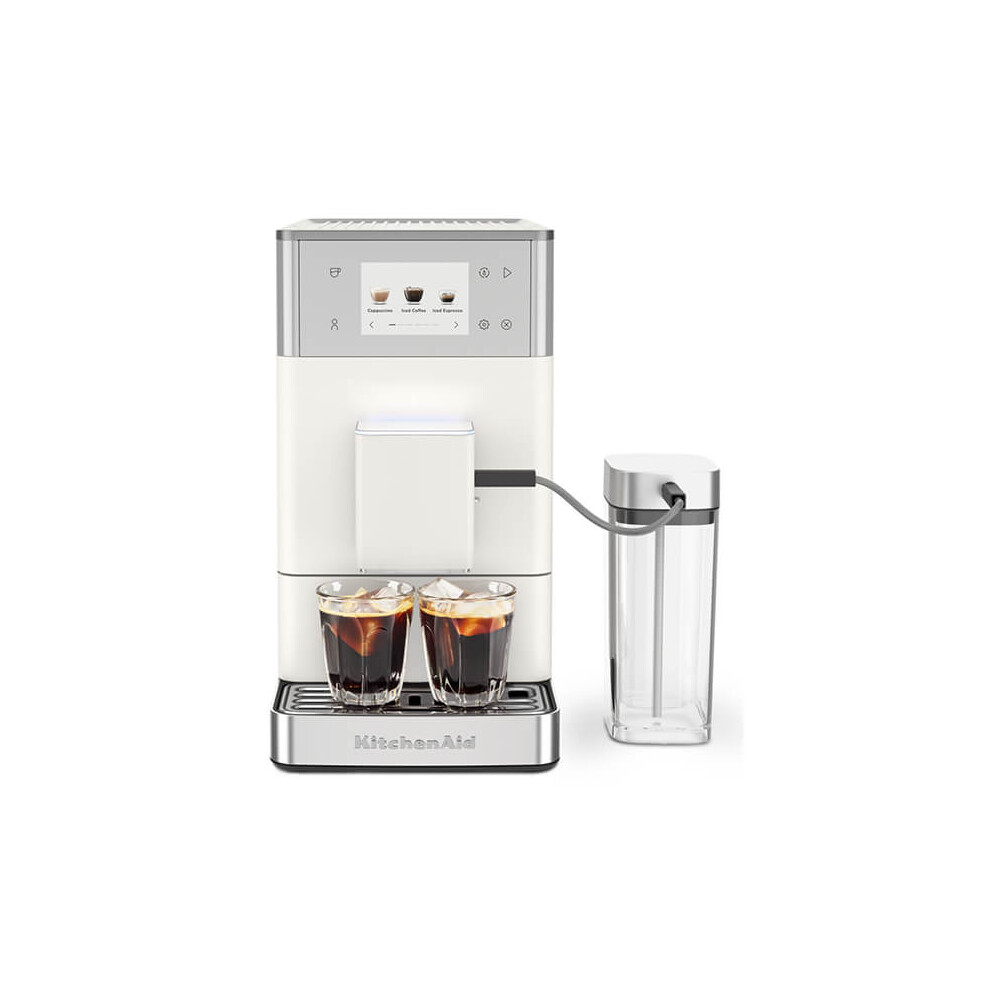 Kitchenaid Kf4 Fully Automatic Espresso Machine With Iced Coffee Porcelain White