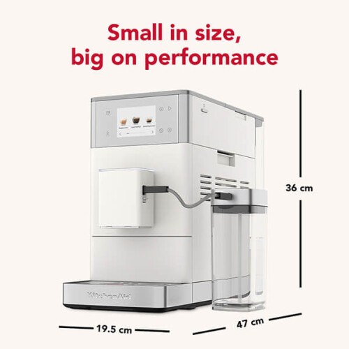 KitchenAid KitchenAid KF4 Fully Automatic Espresso Machine with Iced Coffee Porcelain 1