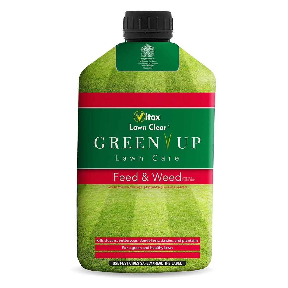 Vitax 5Fw500 Up Lawn Care Feed & Weed 100Sqm Green