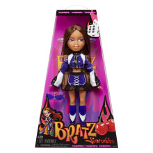 Bratz Scorchin' Yasmin - Includes 1 Fashion Doll, Comes with Outfit and Accessories, Moto-Inspired Dolls, Cute Toys for Girls, Purple