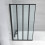 NES Home Nes Home 800 x 1400 mm 4 Fold Door Bath Shower Screen Black Frame 6