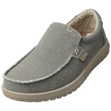 (8) Hey Dude Mikka Braided Mens Loafer Shoes in Army Olive