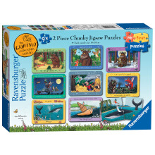 Ravensburger 5110 The Gruffalo for Kids Age 18 Months Up, Educational Toys for Toddlers, 9 x 2 Piece Chunky Jigsaw Puzzles