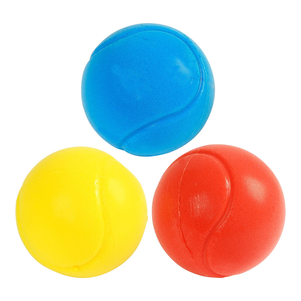 Hti Fun Sport Small Soft 70Mm Tennis Balls | Perfect Foam Sponge Ball For Kids' Games