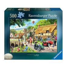 Ravensburger Summer Village 500 Piece Jigsaw Puzzle for Adults and Kids Age 10 Years Up - Large Format