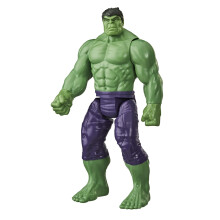 avengers Marvel Titan Hero Series Blast Gear Deluxe Hulk Action Figure, 30-cm Toy, For Children Aged 4 and Up, Green