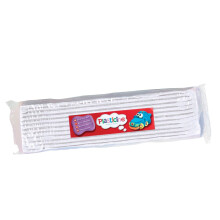 The Original Plasticine, One Colour Slab 400g - White, Modelling Clay for Professional Animators and Model Makers, Easy to Shape and Mould, Make Scul