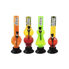 Bong with Rubber Base 8 Inch Plastic Chongz Acrylic Mini Bong (CHO25)