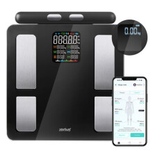 Analytická kúpeľňová váha Bluetooth s meraním BMI a tuku