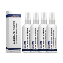 (4PCS) 1-5x Car Scratch Remover SprayScratch CleanerRepair Cleaning Tool Neweffectively remove all kinds of stains on the surface of the car