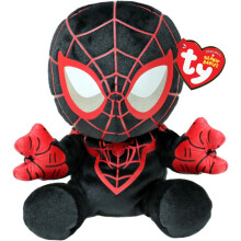 TY Miles Morales Spiderman Marvel Beanie Babies Regular, Licensed Beanie Baby Soft Plush Toy, Collectible Cuddly Stuffed Teddy