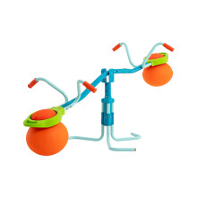 TP Toys Spiro Hop Seesaw Outdoor Bouncing & Spinning 360 Garden Toy with Inflatable Cushioned Seats, Adjustable Height & Counterbalanced Design for
