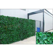 Welsh Green Screen Large Ivy Artificial Screening Leaf Hedge Panels on Roll Privacy Garden Fence, Green, 2.0m x 3m
