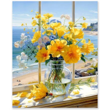 Clynt Paint by Numbers Kits for Adults, Painting by Number Kits On Canvas,DIY Color Oil Painting Acrylic Paints,Home Wall Decor 16x20inch/4050CM, Wi