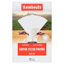 Rombouts Filter Coffee Range (Coffee Filter Papers No.4 3 x 40pk)