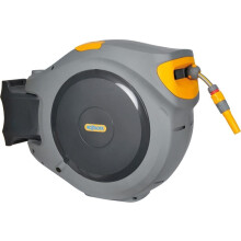 Hozelock Garden Hose Reel 40 m Green/Grey, Auto Reel 40 2595R0000, 1 Supplied