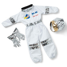 Melissa & Doug Astronaut Role Costume Set Pretend Play | Pretend Play | Halloween | Astronaut Costume Kids| 3+ | Gift for Boy or Girl