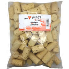 100 NEW PLAIN STRAIGHT CORKS FOR WINE HOME WINEMAKING