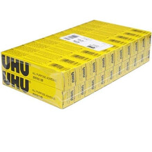 UHU 20 x ALL PURPOSE GLUE 20ml EXTRA STRONG CLEAR ADHESIVE [Pack of 20 Tubes]