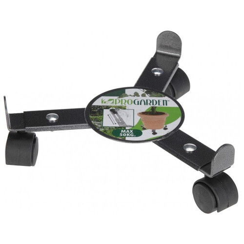 Pro Garden Adjustable Roller Stand for Pot - Metal