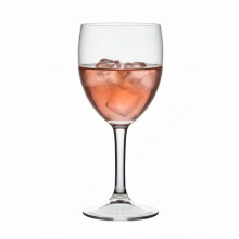 Set of 12 255ml Polycarbonate Wine Glasses Reusable Virtually Unbreakable Ideal for Parties, Outdoors and Catering