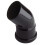 Oase 55044 DN75/45 Connecting Elbow Small Black 1
