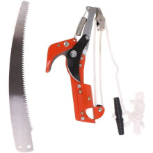 Extendable Tree Pruner Saw,High-Altitude Branches Trimmer Pruning Shears Head,Fruit Picker Harvester Clipper Pruning Tool for Plan
