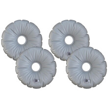 Kellegour 4 pcs Feather Flag Base Weight Bag,Outdoor Umbrella Feather Flag Base,Weight Bag Water Parasol Base,Round Portable Folda