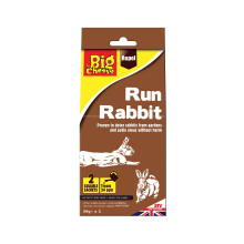 The Big Cheese Run Rabbit Repellent Sachet. Humane Rabbit Deterrent. Prevents Burrowing, Foraging and Fouling. Ideal for Gardens,