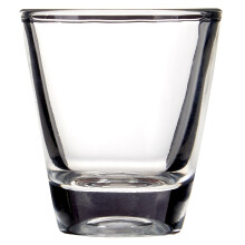 Premier Housewares Shot Glasses Set of 6, 25ml Clear Glass Shot Glasses with Heavy Base, Durable Reusable Vodka Tequila Spirit Gla