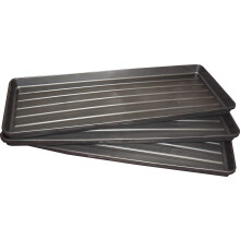 Whitefurze PLASTIC GROW BAG GROWBAG TRAY GARDEN PLANT WATERING TRAYS 1 2 4 5 10 PACK (2 Trays)