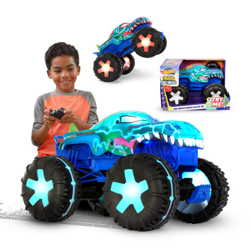 Hot Wheels Hot Wheels Monster Trucks Mega-Wrex Alive RC, Remote-Control Toy